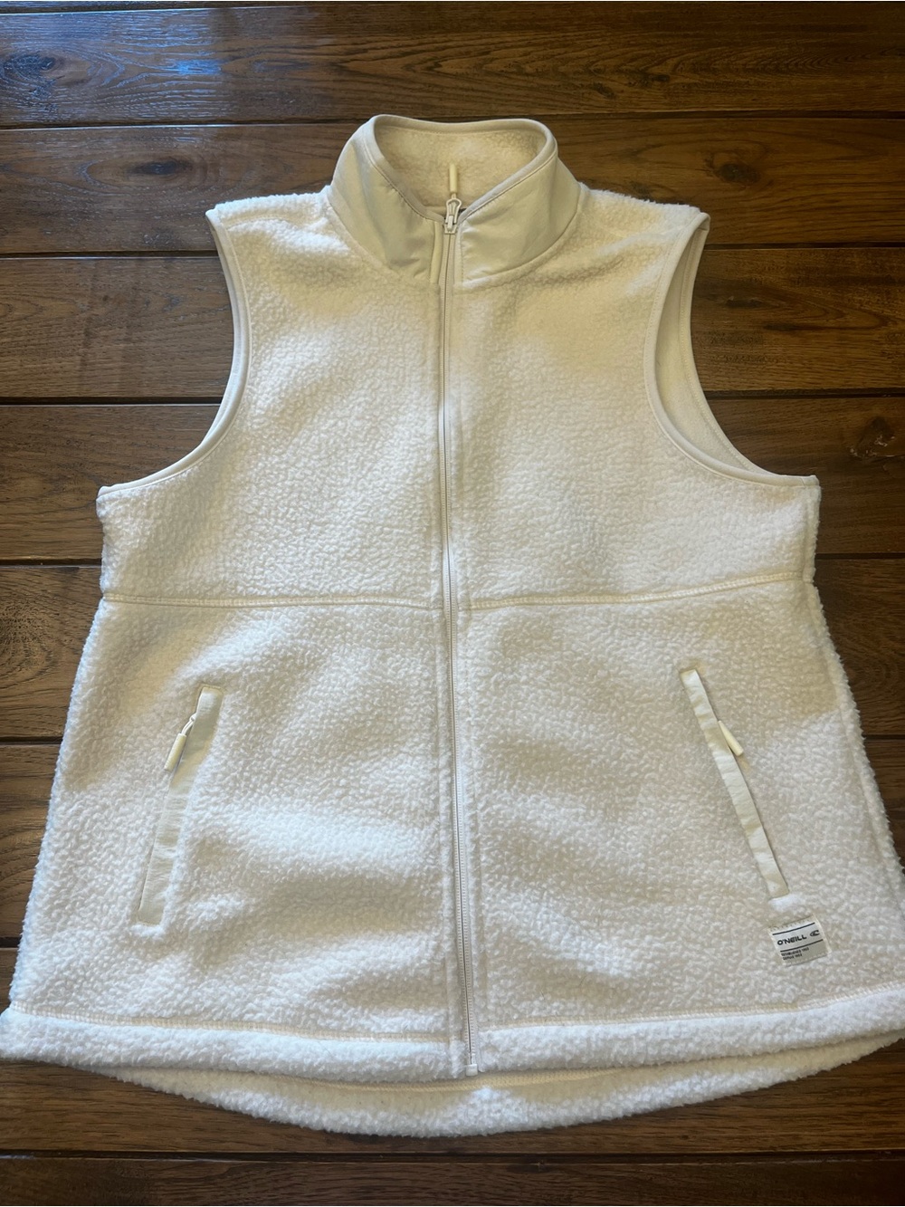 O'Neill Cream Sherpa Fleece Vest